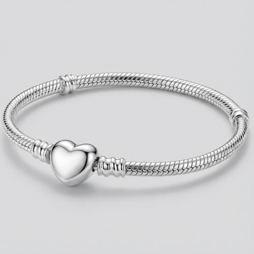 Silver Heart Bracelet
