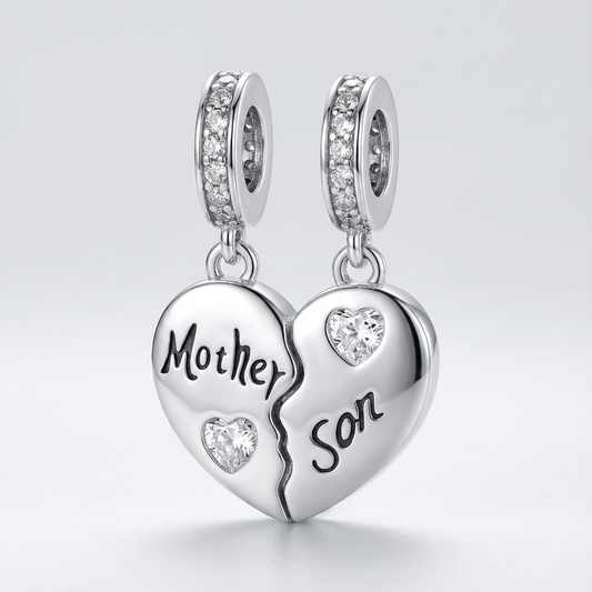 Mother & Son Heart Bond”